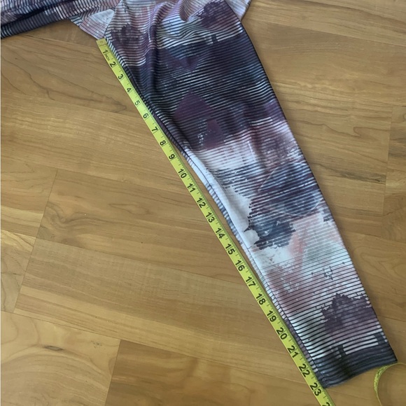 Purple Patterned Tights: Onzie - Picture 12 of 13